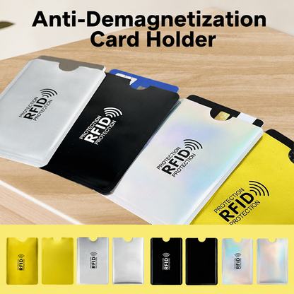 8 Counts RFID Blocking Sleeves Set – Protection for Credit & ID Cards, Slim & Lightweight Design
