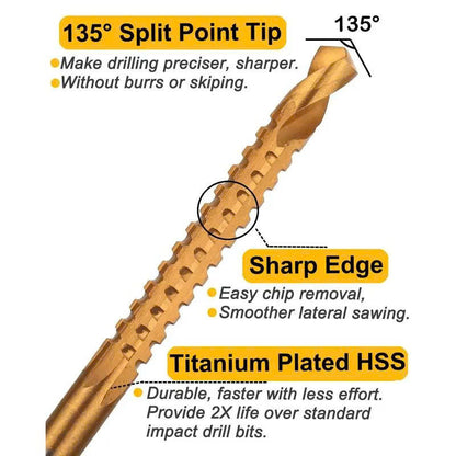 TitanCore™ 8-Piece Drill Bit Set