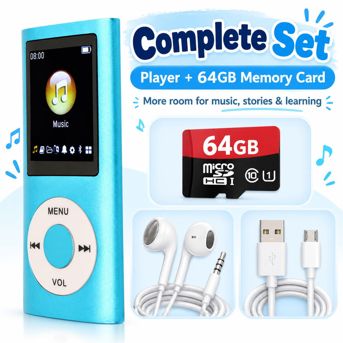 Pocket Audio Player for Kids