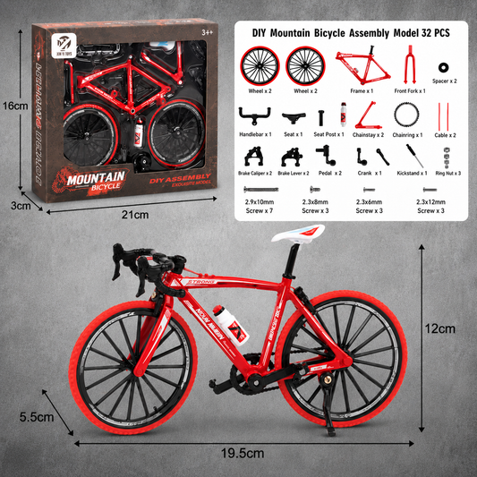 Kit de modelo de bicicleta de aleación para montar uno mismo